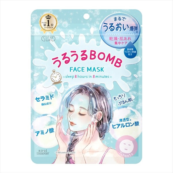 Kose Cosmeport Clear Turn Ururu BOMB 面膜